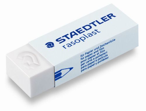 Borracha staedtler branca raso plast- 526b20 , Staedtler , 39210 , 4007817524305